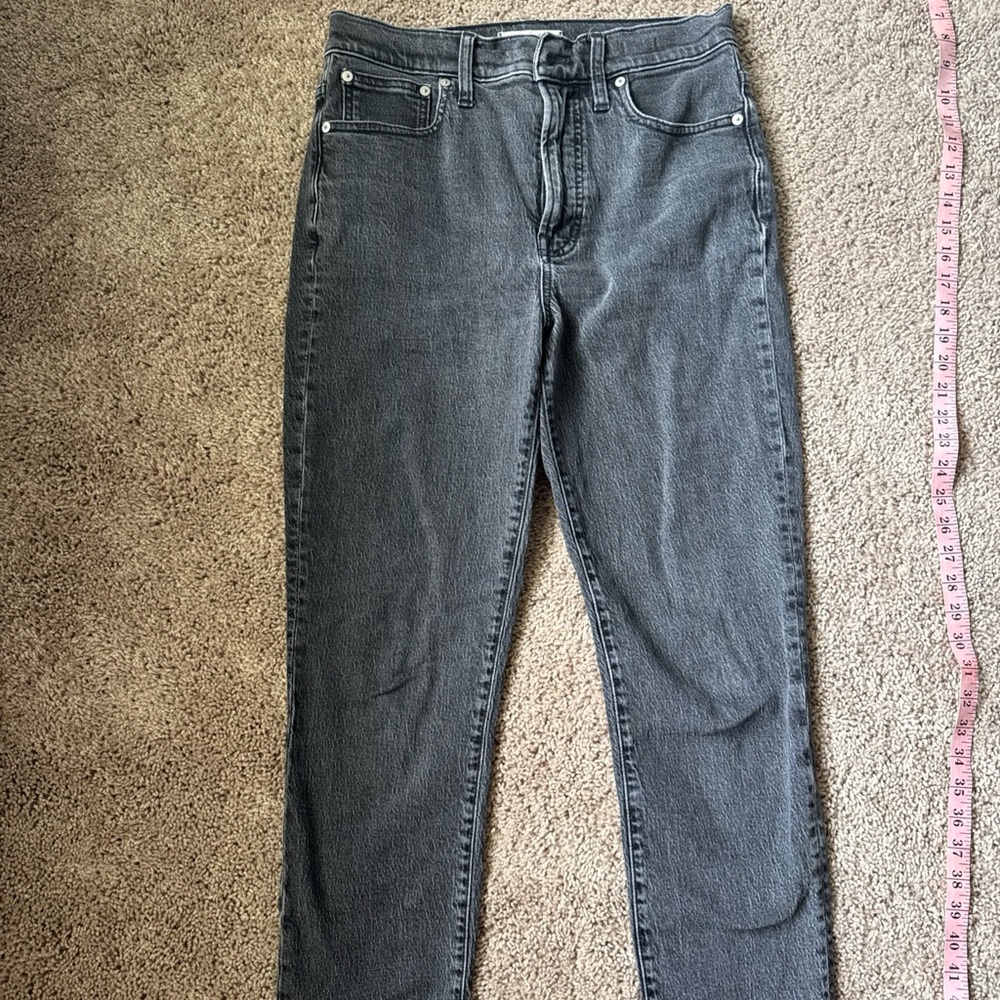 Madewell Perfect Vintage Jean Size 27 Black Washed